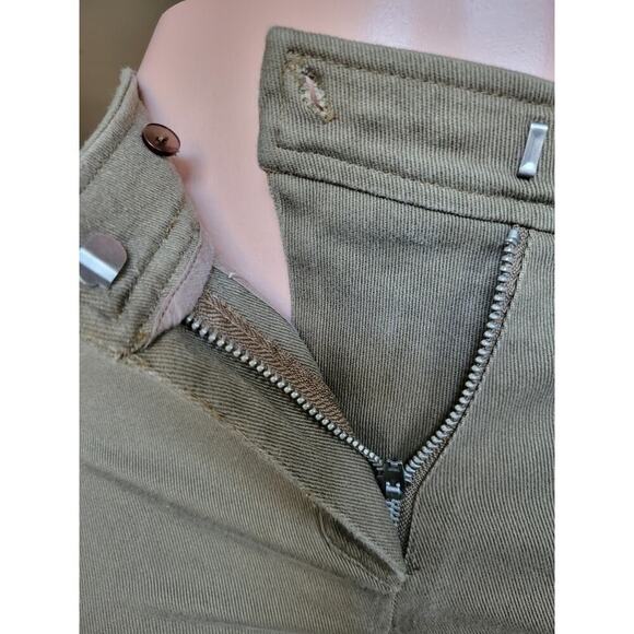 Guest Editor Women's Boho Flare Cropped Raw Hem Jeans Size 2 Green - Picture 12 of 13